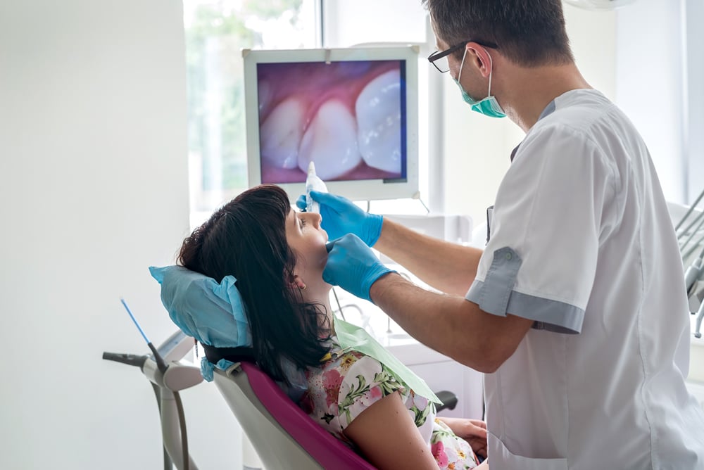 Intraoral camera at Brammeier Family Dental