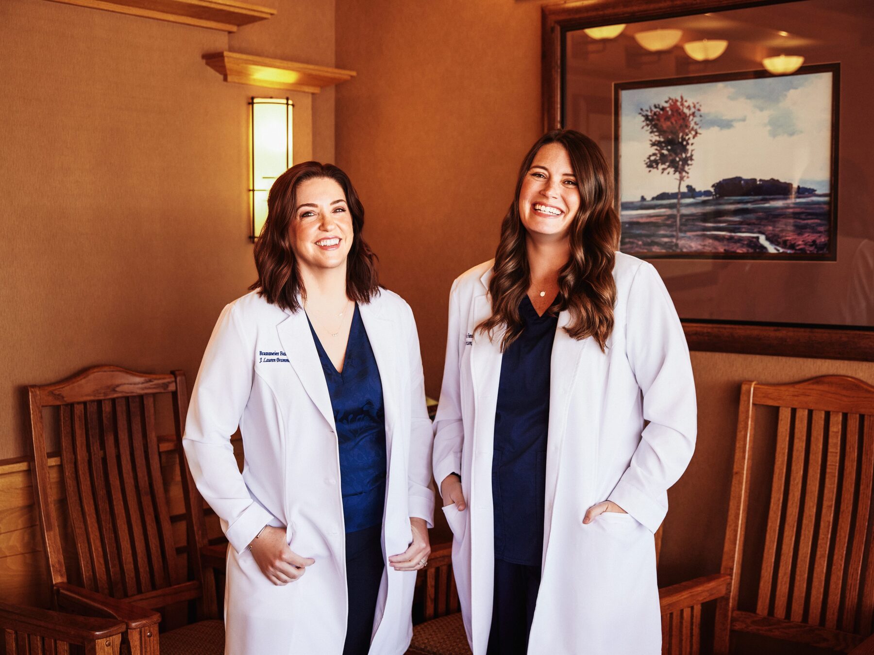 Dr. Lauren Brammeier and Dr. Molly Ericson at Brammeier Family Dental