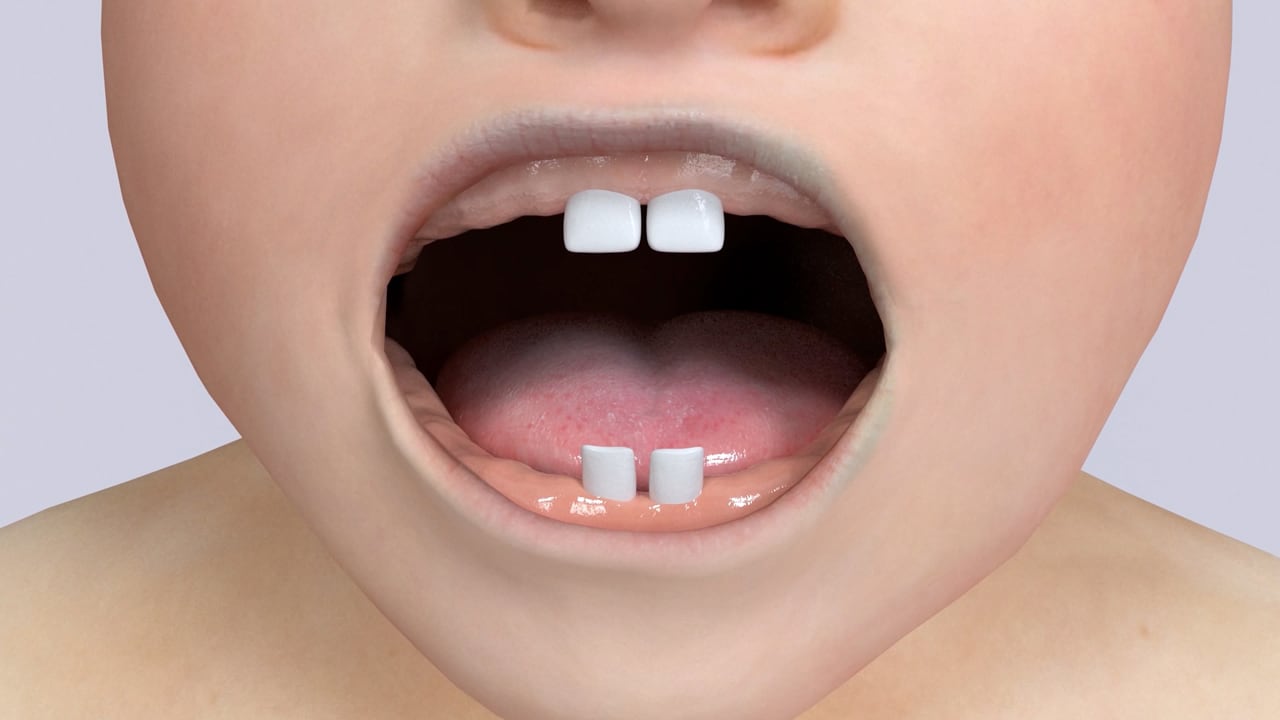 Poster image for the Primary Tooth Eruption patient-education video